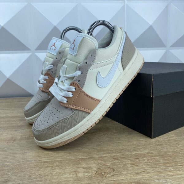 beige Jordan Retro 1 Baja